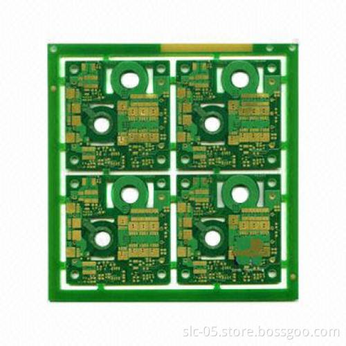 8-layer FR-4 Tg180 PCBs with blind and buried holes, surface flash gold and 2.3mm board thickness